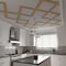 Ekena Millwork 638W x 638H x 38T Large Fowler Decorative Fretwork Wood Ceiling Panels, Wood Paint Grade CELW60X60X0375FLRMF - alternate 4